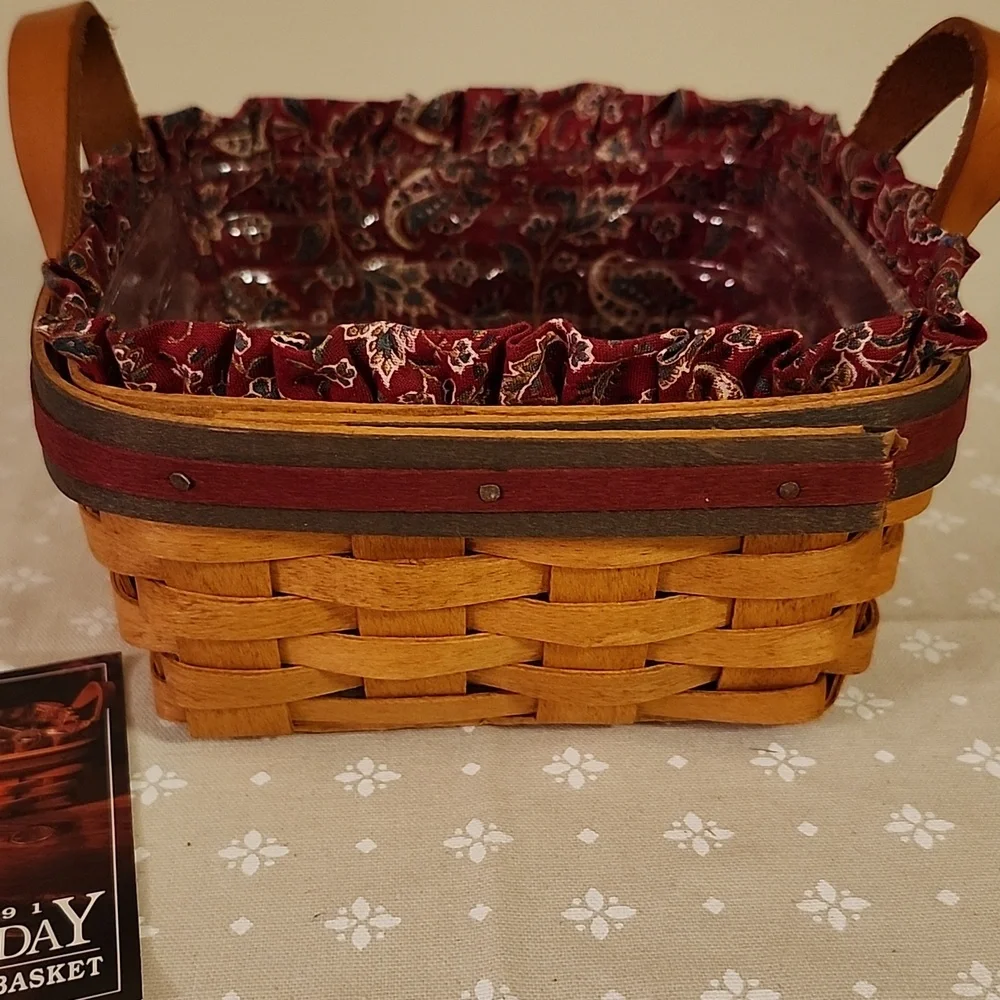 Longaberger Father's Day Spare Change Basket